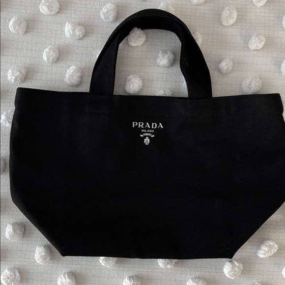 Prada Black Canvas Handbag - Picture 1 of 4